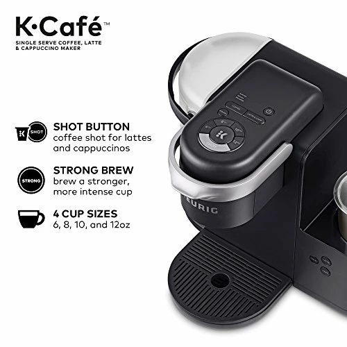 Best reviews of 🎉 Keurig K-Cafe Single-Serve K-Cup Coffee Maker, Latte Maker And Cappuccino Maker, Comes With Dishwasher Safe Milk Frother, Coffee Shot Capability, Compatible With All Keurig K-Cup Pods, Dark Charcoal ❤️ - Image 5