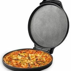 Budget 🧨 Courant Pizza Maker, 12 Inch Pizza Cooker And Calzone Maker, 1440 Watts Pizza Oven, Black 🔥