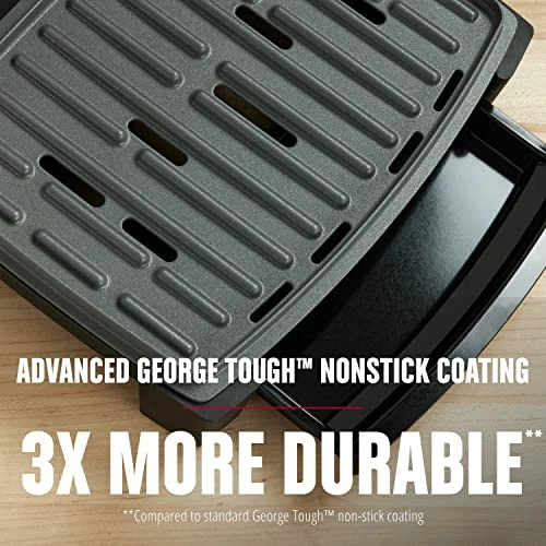 Deals 💯 George Foreman® Contact Submersible™ Grill, NEW Dishwasher Safe, Wash The Entire Grill, Easy-to-Clean Nonstick 🌟 - Image 4