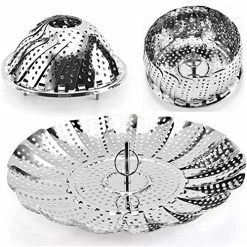 Top 10 βοΈ Beminh Vegetable Steamer Basket Premium Stainless Steel - Folding Collapsible Rust-Free For Easy Storage And Stay Fresh-Adjustable To Different Pots & Pans β€οΈ