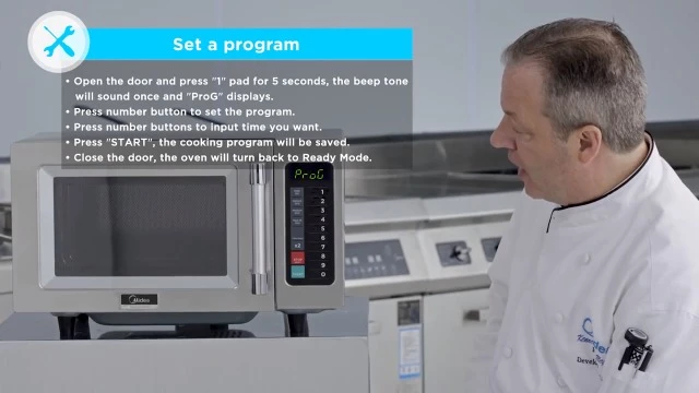 Discount 🔥 Midea Equipment 1025F1A Stainless Steel Countertop Commercial Microwave Oven, 1000W ✔️ - Image 4