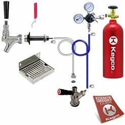 Coupon 🌟 Kegco 3PDCK-5T Kegerator Kit, 1-Tap, Chrome 🌟