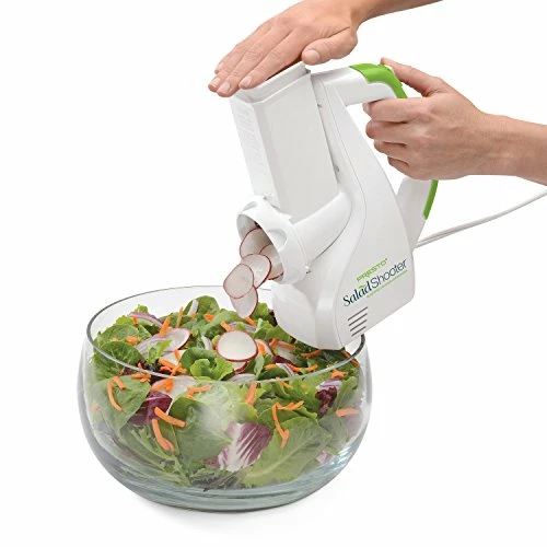 Outlet 𧨠Presto Salad Shooter Electric Slicer/Shredder,Whi π - Image 2