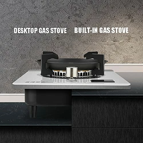 Discount π― ZXFF 32CM Built-in Gas Cooker, 7.2KW Nine-chamber Flame Wok Burner, Thickened Tempered Glass, (Anti-scalding Logo + Extinguishing Protection + Timing Off The Fire (Color : B, Size : LPG) π₯° - Image 7