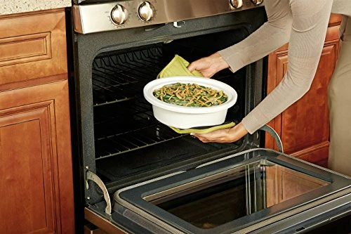 Best Pirce π Crock-Pot Crockpot 2.5-Quart Mini Casserole Crock Slow Cooker, White/Blue β - Image 3