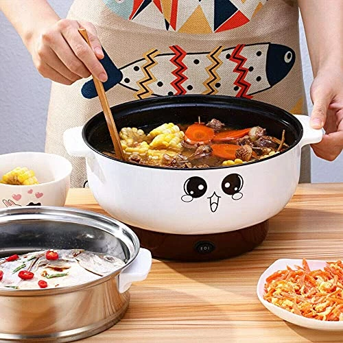 Best deal ๐งจ Ele ELEOPTION 3.6L (with Lid And Steamer) Multifunction Electric Cooker Skillet Grill Pot Wok Electric Hot Pot For Noodles Cook Rice Fried Stew Soup Steamed Fish Boiled Egg Non-stick ๐ - Image 4