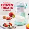 Brand new ⭐ DASH Shaved Ice Maker + Slushie Machine With Stainless Steel Blades For Snow Cone, Margarita + Frozen Cocktails, Organic, Sugar Free, Flavored Healthy Snacks For Kids & Adults - Aqua ❤️