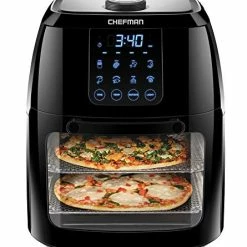 Coupon 😍 Chefman 6.3-Qt 4-In-1 Digital Air Fryer+, Rotisserie, Dehydrator, Convection Oven, XL Family Size, 8 Touch Screen Presets, BPA-Free, Auto Shutoff, Accessories Included, Black 🎉