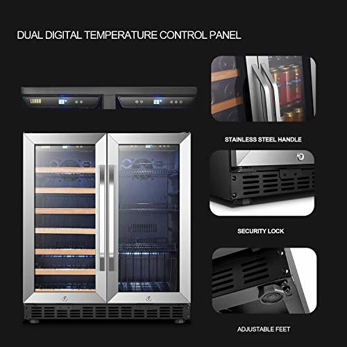Best deal ๐ฅฐ Lanbo 30 Inch Built-in Dual Zone Wine And Beverage Cooler, 33 Bottle And 70 Can โ - Image 5