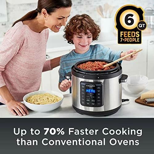 Best deal 🎉 Crock-Pot 2100467 Express Easy Release | 6 Quart Slow, Pressure, Multi Cooker, Stainless Steel ⌛ - Image 3