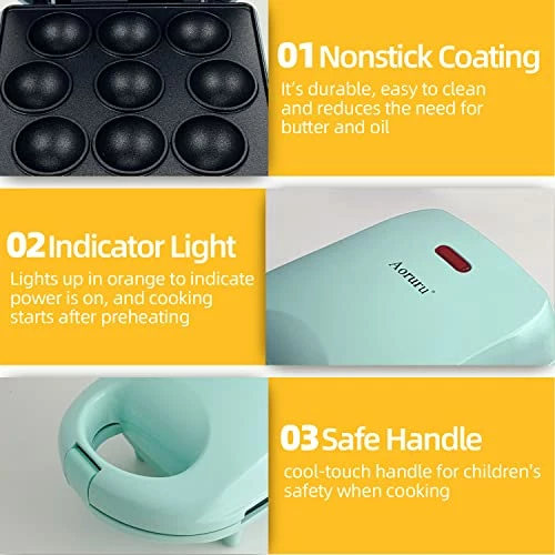 Promo 🎉 Aoruru Cake Pop Maker Cupcake Maker For Kids 🥰 - Image 3