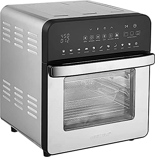 Best Sale 💯 GoWISE USA GW44800-O Deluxe 12.7-Quarts 15-in-1 Electric Air Fryer Oven With Rotisserie And Dehydrator + 50 Recipes QT, Black/Silver 🎁 - Image 5