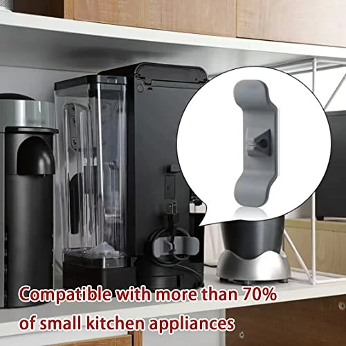 Cheapest 🌟 Dormencir Cord Organizer Used To Stick On Kitchen Appliances, 4pcs Cord Wrapper For Small Home Appliances, Mixer, Blender, Coffee Maker, Pressure Cooker And Air Fryer (4 Black) ✨ - Image 4