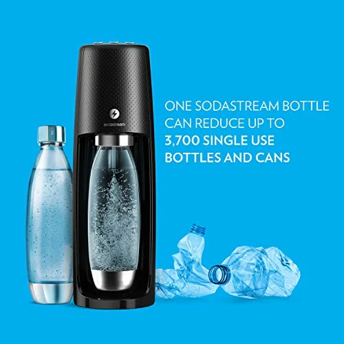 Discount ๐ SodaStream Fizzi One Touch Sparkling Water Maker Bundle (Black) With CO2, BPA Free Bottles, And Bubly Drops Flav ๐ - Image 6