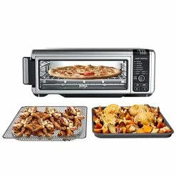 Best deal 🔔 Ninja FT102CO Foodi 9-in-1 Digital Air Fry Oven Air Fry, Air Roast, Air Broil, Bake, Bagel, Toast, Dehydrate, Keep Warm, And Reheat, Stainless Steel (Renewed) 😀