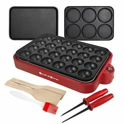New 🧨 Health And Home Multifunction Nonstick Baking Maker With 3 Interchangeable Baking Plates For Fried Eggs, Fried Steak, Takoyaki, Cake Pops, Grill Maker 👍