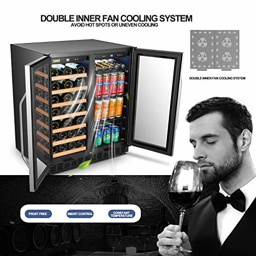 Best deal ๐ฅฐ Lanbo 30 Inch Built-in Dual Zone Wine And Beverage Cooler, 33 Bottle And 70 Can โ - Image 4