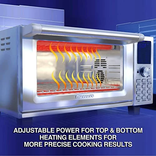 Top 10 π NUWAVE BRAVO XL 30-Quart Convection Oven With Flavor Infusion Technology With Integrated Digital Temperature Probe; 12 Presets; 3 Fan Speeds; 5-Quartz Heating Elements π - Image 4