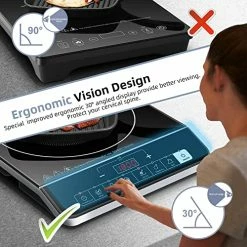 Brand new ✔️ Easecook Portable Induction Cooktop Countertop Burner Induction Hot Plate Electric Induction Cooker 1800W With 6 Modes 10 Power Levels/Kids Safety Lock/Timer/LED Sensor Touch 🤩