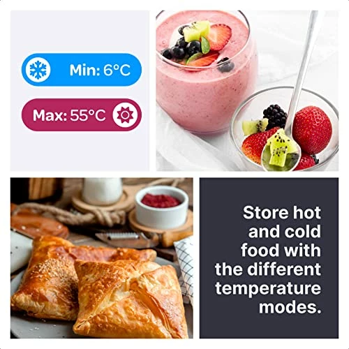 Hot Sale ✨ Living Enrichment Mini Fridge Chilling And Warming, Portable Compact Refrigerator AC/DC Power, 4L 6 Cans Capacity, For Skincare, Foods, Medications, Milk, Home And Travel - W 🎁 - Image 2