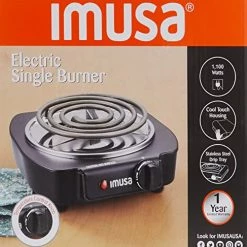 Flash Sale 🛒 IMUSA USA Electric Single Burner, Black ✨