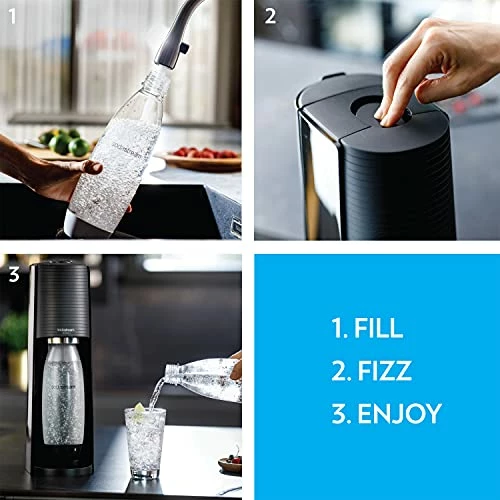 Deals โจ SodaStream Terra Sparkling Water Maker (Black) With CO2 And DWS Bottl ๐ - Image 3