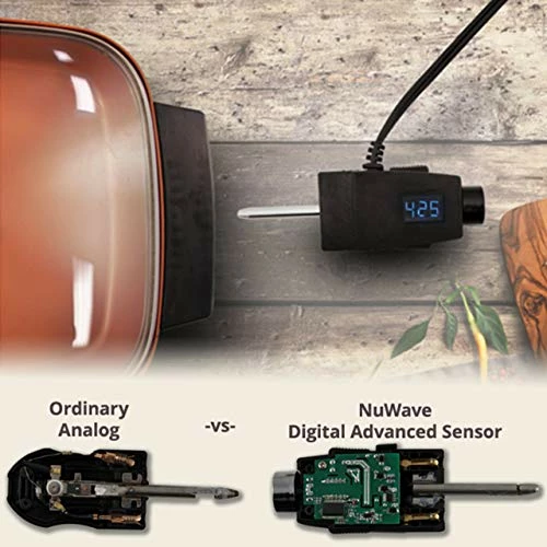 Deals β Nuwave Medley XL (16"x12") 1,500-Watt 6-in-1 Digital Skillet With Duralon Healthy Ceramic Non-Stick π§₯ Coating, Intuitive Digital Controls, Precise Temperature Control π― - Image 5