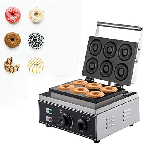 Best deal ๐ DNYSYSJ Mini Donut Electric Maker Machine Nonstick Donut Baker Machine 6 Doughnuts Countertop Mini Cupcake Mini-Pie And Quiche Waffle Maker 1550W For Home Cafe (6 Holes - 3in Each) โจ - Image 9