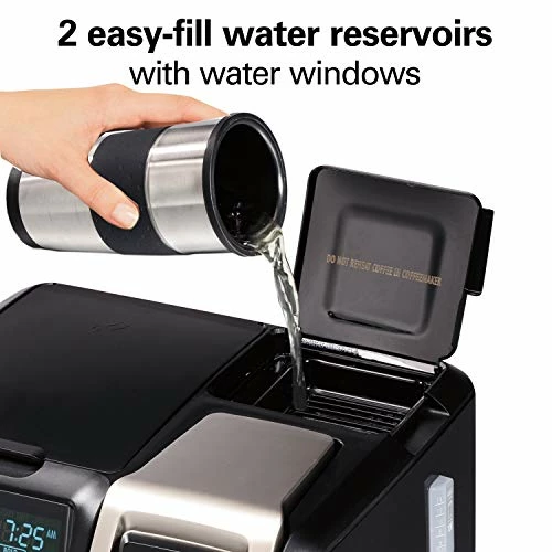 New π Hamilton Beach FlexBrew Trio 2-Way Coffee Maker, Compatible With K-Cup Pods Or Grounds, Combo, Single Serve & Full 10c Thermal Pot, Black And Stainless π - Image 5