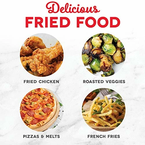 Budget 🥰 DASH Tasti-Crisp Digital Air Fryer With AirCrisp Technology, Custom Presets, Temperature Control, And Auto Shut Off Feature, 2.6 Quart - Cool Grey 🤩 - Image 5