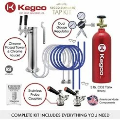 Deals 🥰 Kegco K199B-2 Keg Dispenser Black ⭐
