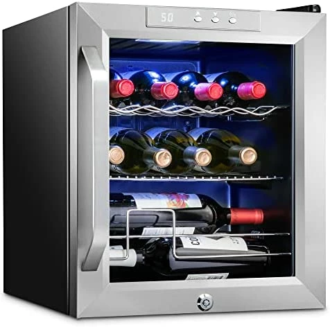 Cheapest β Ivation 12 Bottle Compressor Wine Cooler Refrigerator W/Lock | Large Freestanding Wine Cellar For Red, White, Champagne Or Sparkling Wine | 41f-64f Digital Temperature Control Fridge Stainless Steel β€οΈ - Image 6