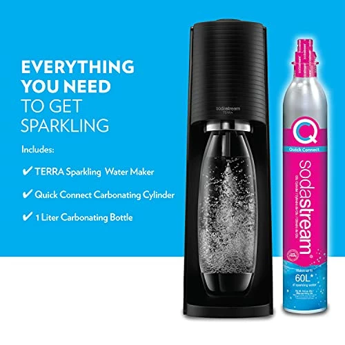 Coupon ๐ฅ SodaStream Terra Sparkling Water Maker (Black) With CO2, DWS Bottle And Bubly Drop ๐ - Image 4
