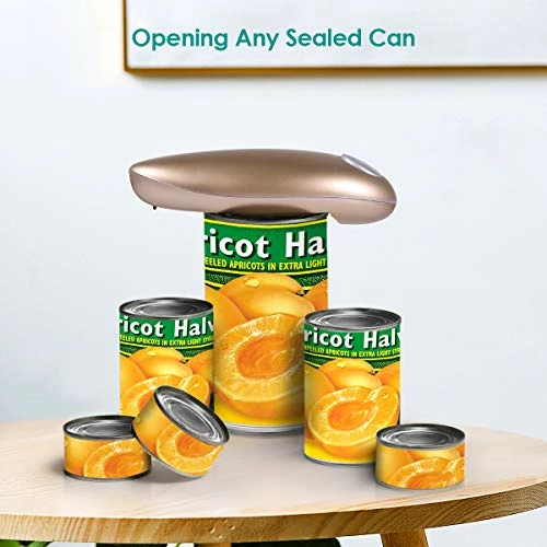 Buy 🔥 Asingleer Electric Can Opener Kitchen, One Touch Automatic Hands Free Magnetic No Sharp Edges Battery Opener, Best Kitchen Gadgets 👩 Women, Arthritis & Seniors, Champagne, 6.61 X 2.87 X 2.05 Inch 🛒