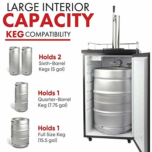 Deals 😉 Kegco K199B-1 Keg Dispenser, Black 🌟 - Image 6