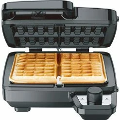 Top 10 😍 Elechomes Waffle Maker With Removable Plates, 4-Slice Belgian Waffle Iron, Anti-Overflow Nonstick Grids, Browning Control, Indicator Light, Compact Design, Recipes Included, Stainless St 🔥
