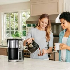 Promo ✨ Ninja CE251 Programmable Brewer, With 12-cup Glass Carafe, Black And Stainless Steel Finish 😀