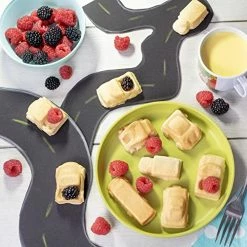 Discount 💯 Waffle Wow! Car Mini Waffle Maker - Make 7 Fun, Different Race Cars, Trucks, And Automobile Vehicle Shaped Pancakes - Electric Non-Stick Pan Cake Kid's Waffler Iron, Great For Holiday Breakfast Or Unique Gift 🤩