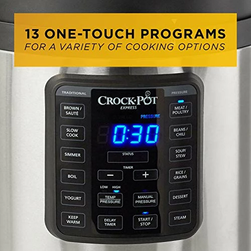 Best deal 🎉 Crock-Pot 2100467 Express Easy Release | 6 Quart Slow, Pressure, Multi Cooker, Stainless Steel ⌛ - Image 4