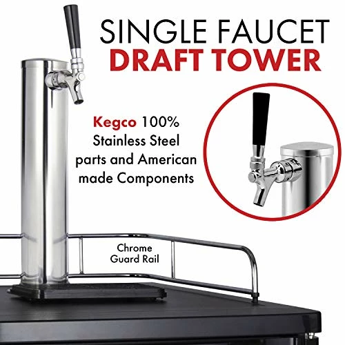Deals 😉 Kegco K199B-1 Keg Dispenser, Black 🌟 - Image 3