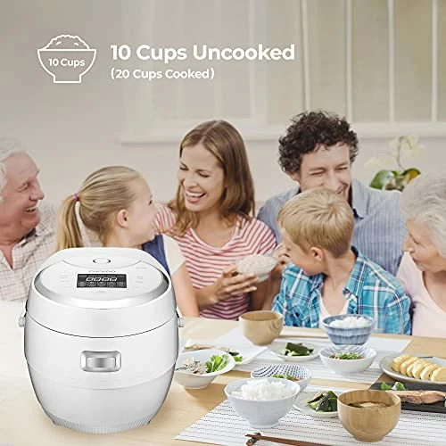 Outlet 🔥 CUCKOO CR-1020F | 10-Cup (Uncooked) Micom Rice Cooker | 16 Menu Options: White Rice, Brown Rice & More, Nonstick Inner Pot, Designed In Korea | White ✨ - Image 5
