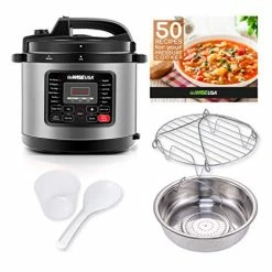 Promo ๐ GoWISE USA GW22711 6-Quart 12-in-1 Multi-Use Programmable Pressure Cooker, Slow Cook, Rice, Steamer, Saute, Yogurt Maker, And Warmer, Stainless Steel, 6-Qt ๐