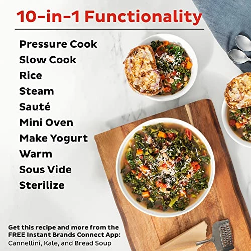 Best reviews of ⭐ Instant Pot Pro 10-in-1 Pressure Cooker, Slow Cooker, Rice/Grain Cooker, Steamer, Sauté, Sous Vide, Yogurt Maker, 6 Quart & Tempered Glass Lid, Stainless Steel Rim, For 5 Qt/L Or 6 Qt/L Model 🥰 - Image 3
