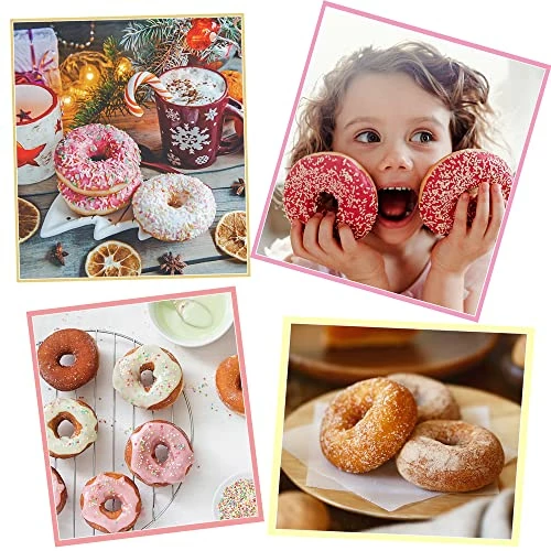 Best reviews of π HengKe 2 Pack Plastic Donut Cutters With Dipping Pliers Doughnut Mould Doughnut Maker DIY Doughnut Baking Tool Non-Stick Donut Mould Cake Mould Pastry Tools Biscuits Doughnut Hole Cutters π€© - Image 4