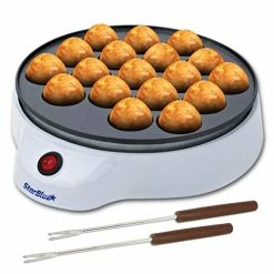 Best Pirce π― Takoyaki Maker By StarBlue With FREE Takoyaki Picks - Easy And Simple To Operate Electric Machine To Make Japanese Takoyaki Octopus Ball AC 120V 50/60Hz 650W β