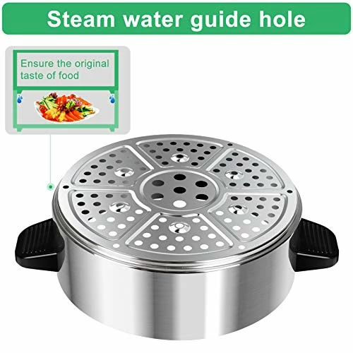 Best Pirce โจ Secura Steamer Basket 304 Stainless Steel Food Steamer 1 Tier For 8.5 Quart Electric Food Steam ๐ - Image 4