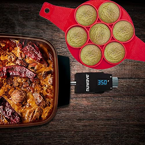 Deals β Nuwave Medley XL (16"x12") 1,500-Watt 6-in-1 Digital Skillet With Duralon Healthy Ceramic Non-Stick π§₯ Coating, Intuitive Digital Controls, Precise Temperature Control π― - Image 4